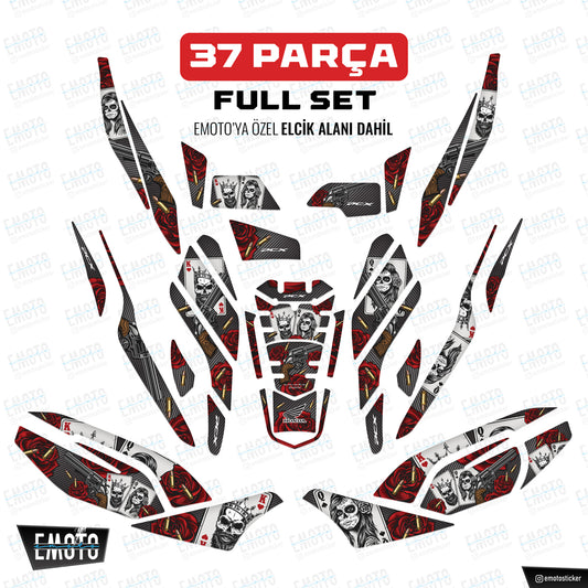 HONDA PCX 2021-2024 MODEL KING & QUEEN TANK PAD