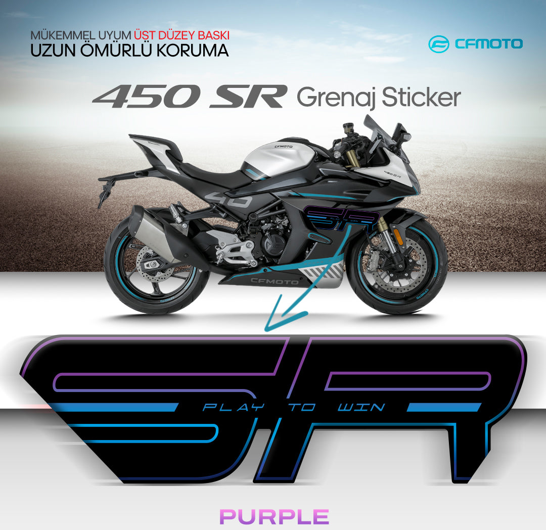 CF MOTO 450 SR ORJINAL GRENAJ STICKER