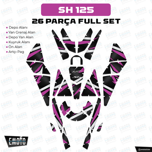 HONDA SH 125 TANK PAD