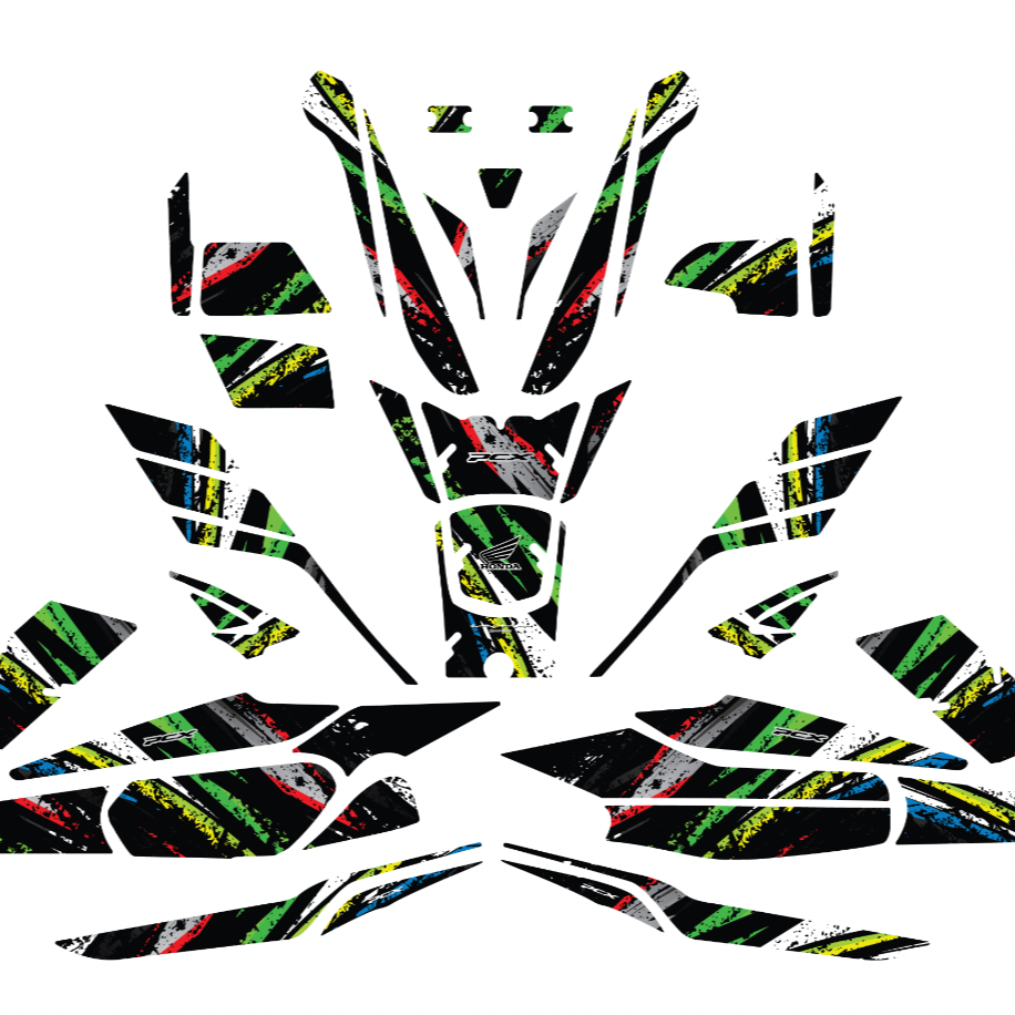 2025 PCX RAINBOW 44 PARÇA FULL SET