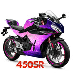 CF MOTO 450 SR PURPLE LIGHTNING Full Sticker Set