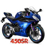 CF MOTO 450 SR BLUE LIGHT Full Sticker Set