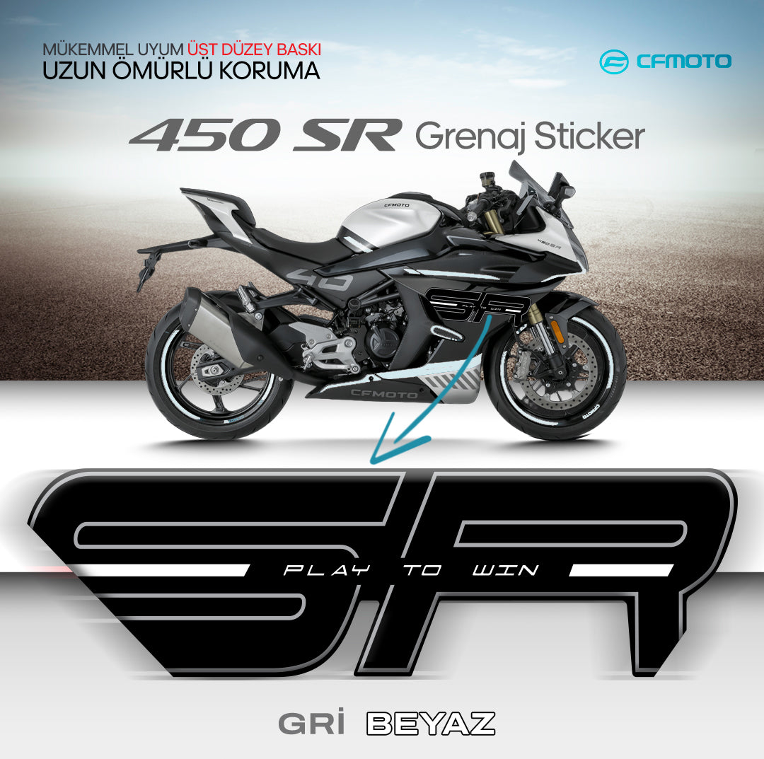 CF MOTO 450 SR ORJINAL GRENAJ STICKER
