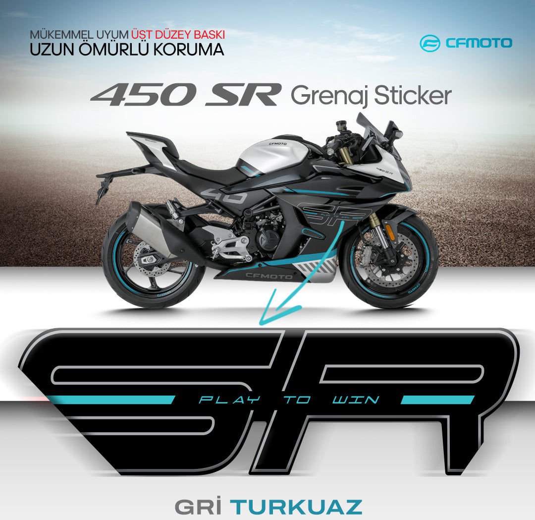 CF MOTO 450 SR ORJINAL GRENAJ STICKER