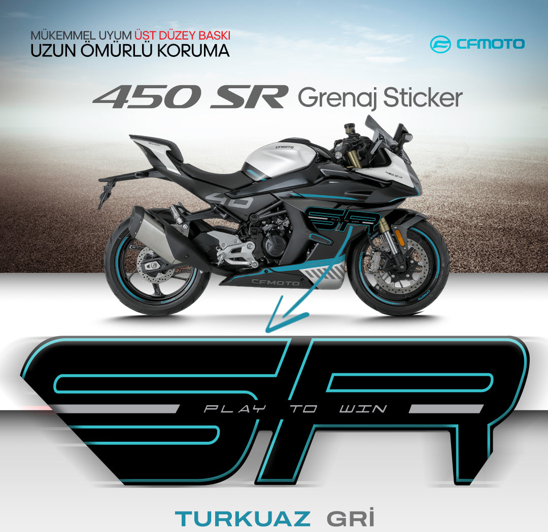 CF MOTO 450 SR ORJINAL GRENAJ STICKER