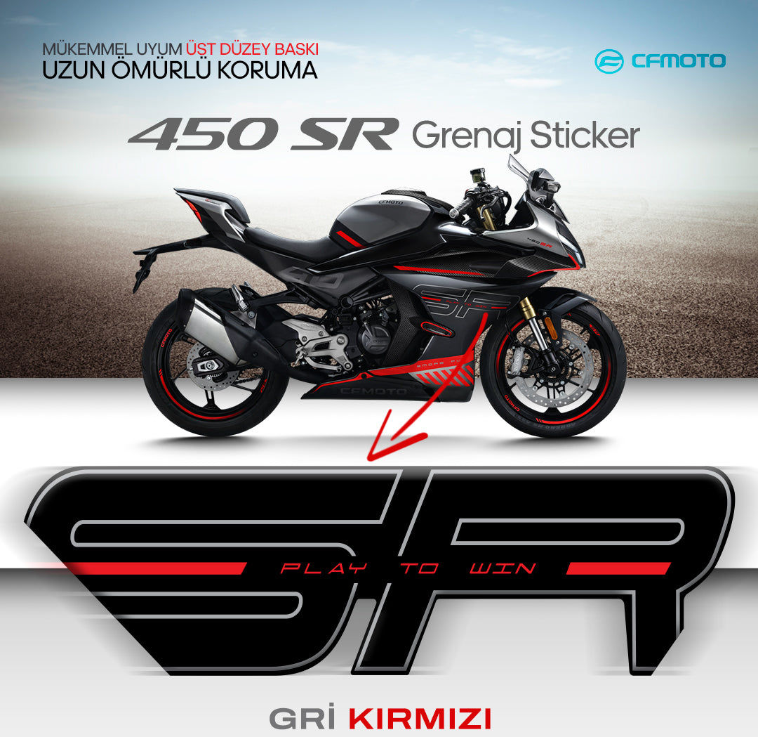 CF MOTO 450 SR ORJINAL GRENAJ STICKER