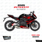 HONDA 650 R 2025 Redline Design Full Sticker Set