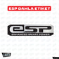ESP HOLOGRAM DAMLA ETIKET