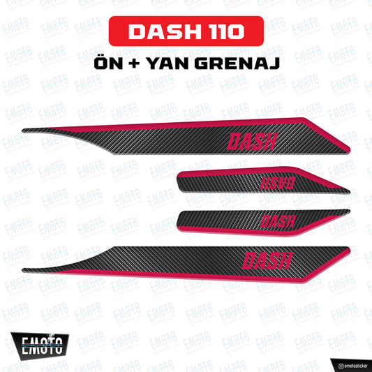 HERO DASH 110 KARBON RED TANK PAD