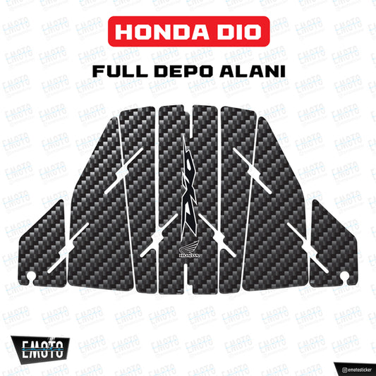 HONDA DIO COLOR BLUE TANK PAD