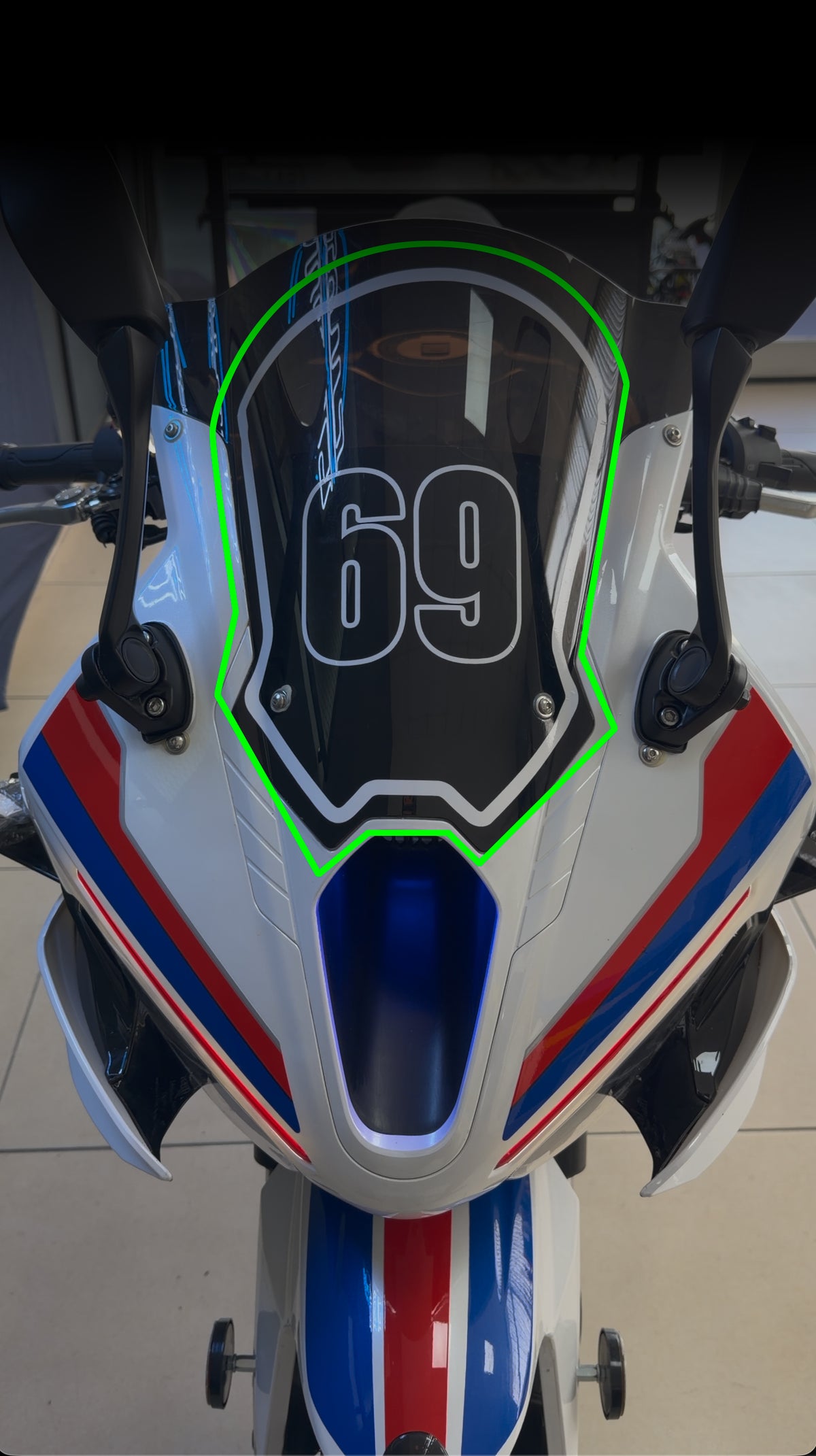MUSATTI MR 250 ÖN CAM 69 STICKER