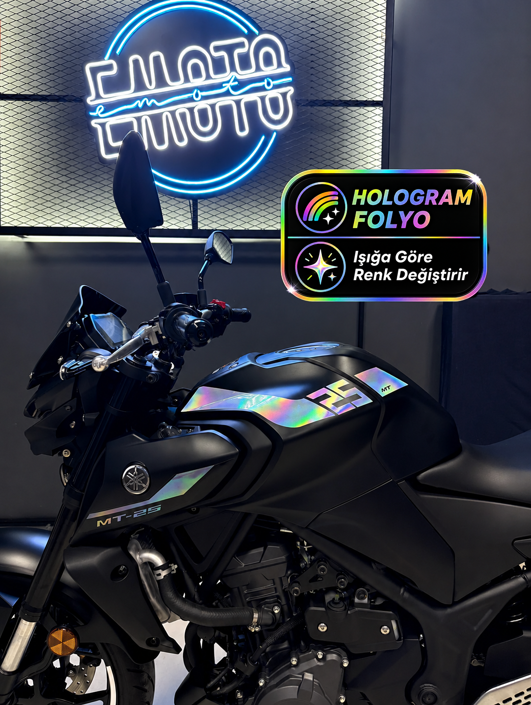 YAMAHA MT-25 Depo Sticker Set HOLOGRAM (2025)