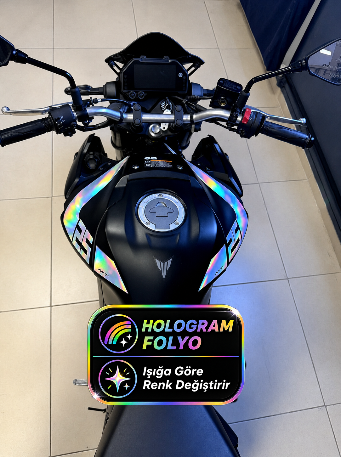 YAMAHA MT-25 Depo Sticker Set HOLOGRAM (2025)