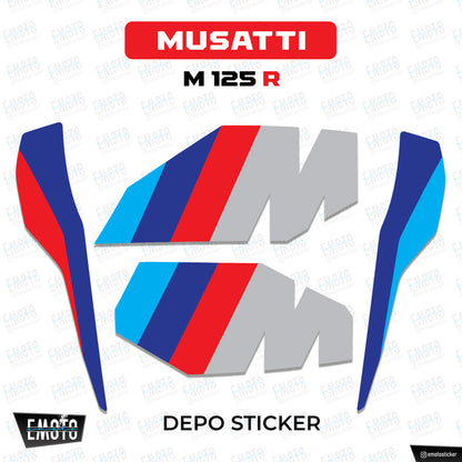 MUSATTI M 125 R MSPORT STICKER