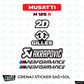 MUSATTI M 125 R MSPORT STICKER
