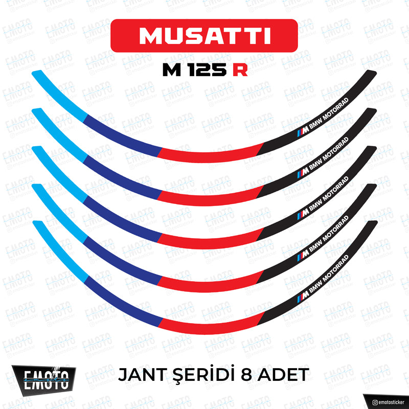 MUSATTI M 125 R MSPORT STICKER