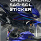 YAMAHA YZF R25 2024 Mavi Grenaj Etiketi Sticker