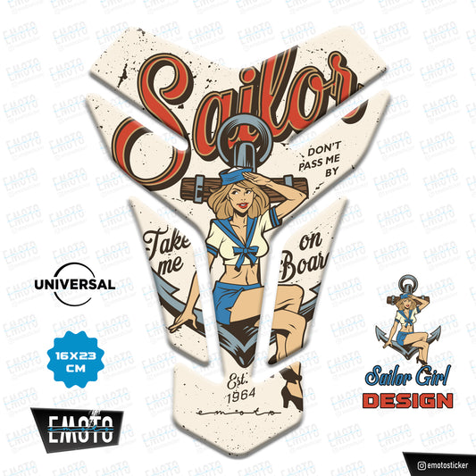 SAILOR GIRL UNIVERSAL TANK PAD 16x23cm