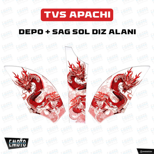 TVS APACHI DRAGON TANK PAD