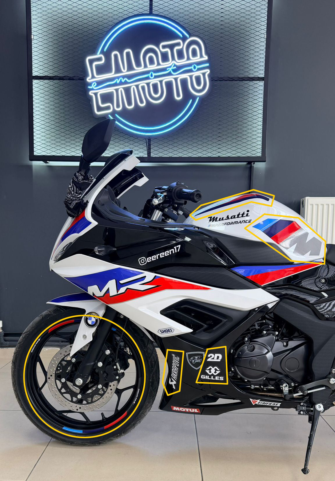 MUSATTI M 125 R MSPORT STICKER