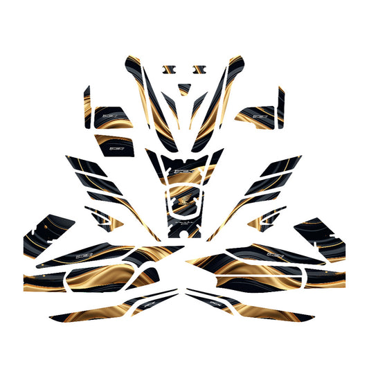 2025 PCX KARBON GOLD-TURKUAZ 44 PARÇA FULL SET