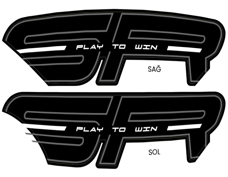 CF MOTO 450 SR ORJINAL GRENAJ STICKER
